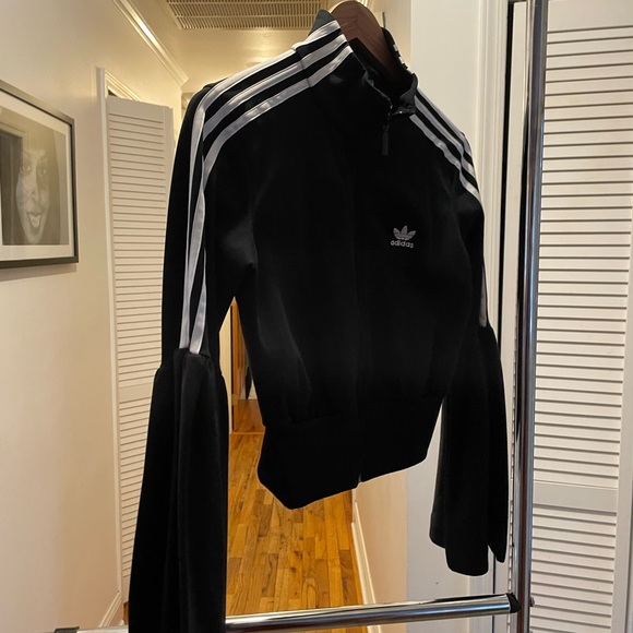 Adidas Women's Black Track Jacket - Picture 4 of 6